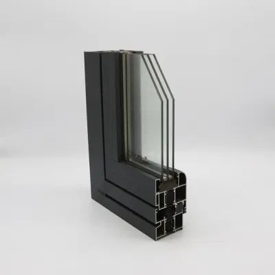 Profil en alliage d'aluminium extrudé 6063/6061 pour portes et fenêtres